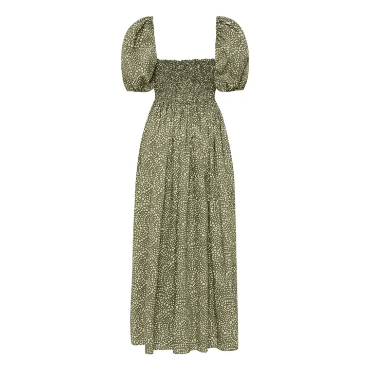 Matteau Robe Bodice Peasant | Vert olive