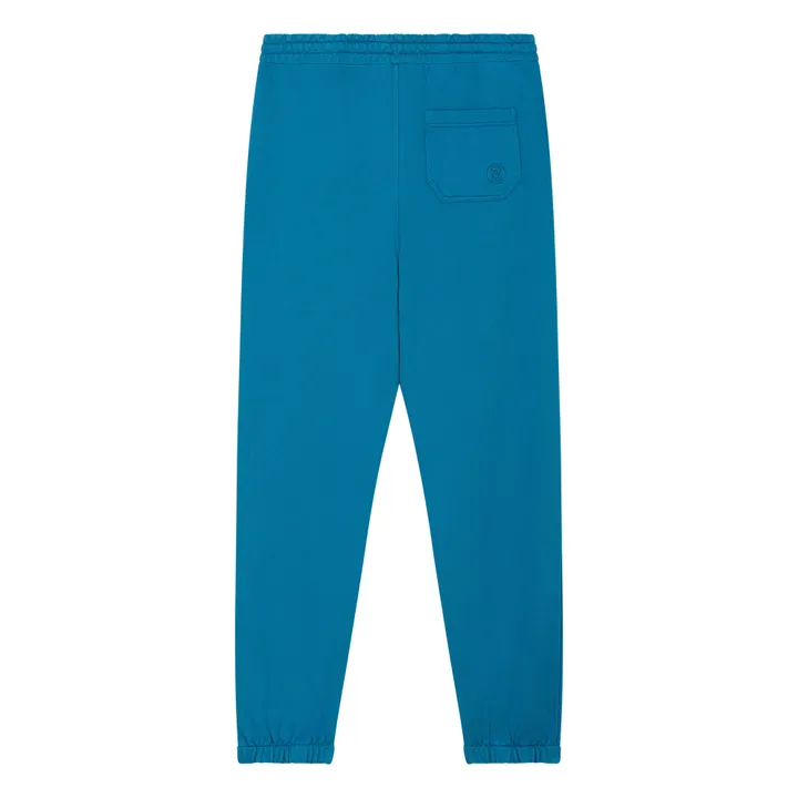 SMALLABLE BASICS Jogging Slim Homme Coton Bio | Bleu azur