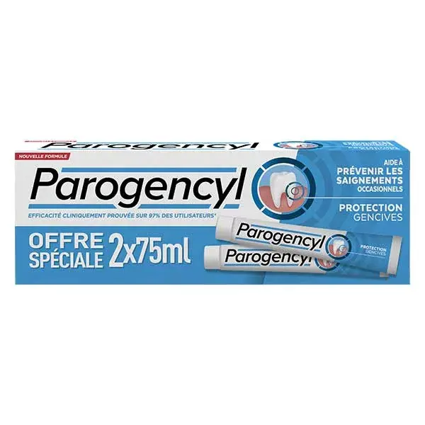 Parogencyl Dentifrice Prévention Gencives Lot de 2 x 75ml