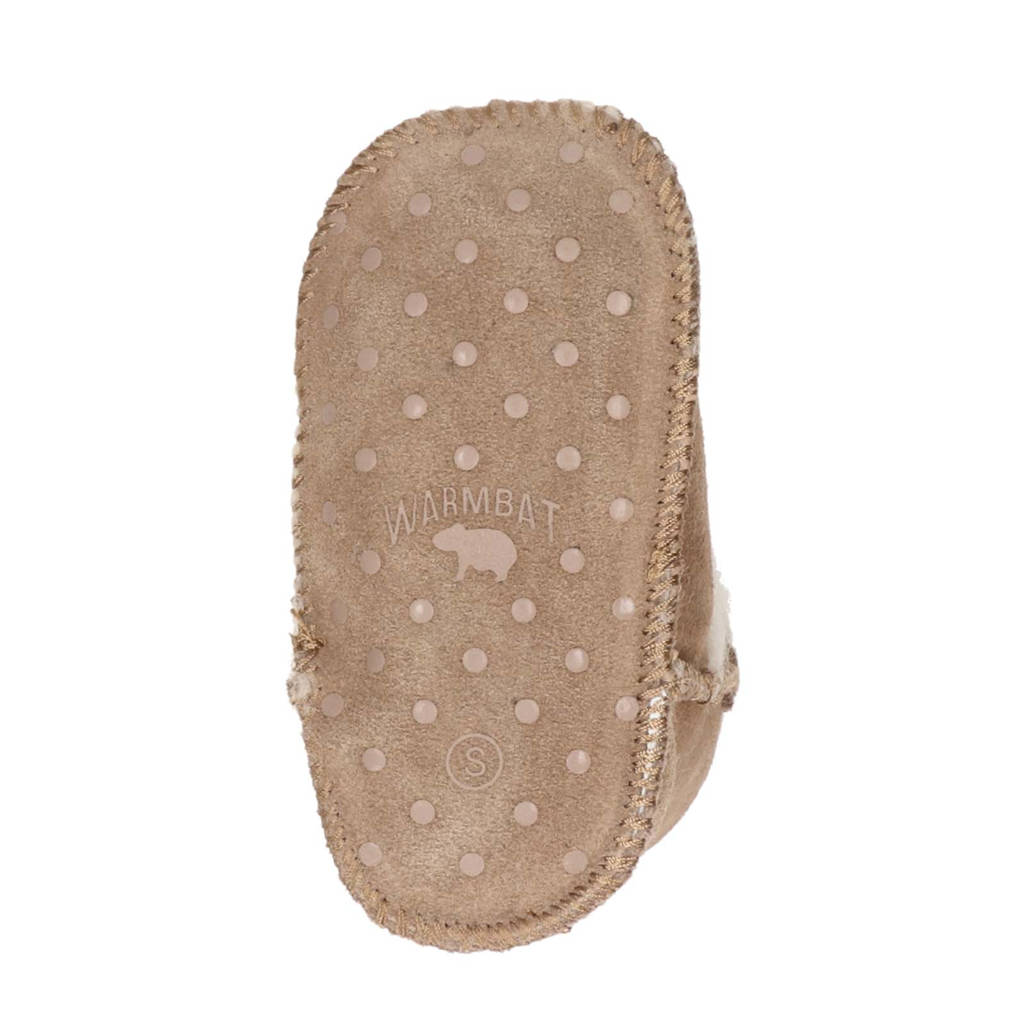 Warmbat Australia suede babyschoenen cognac