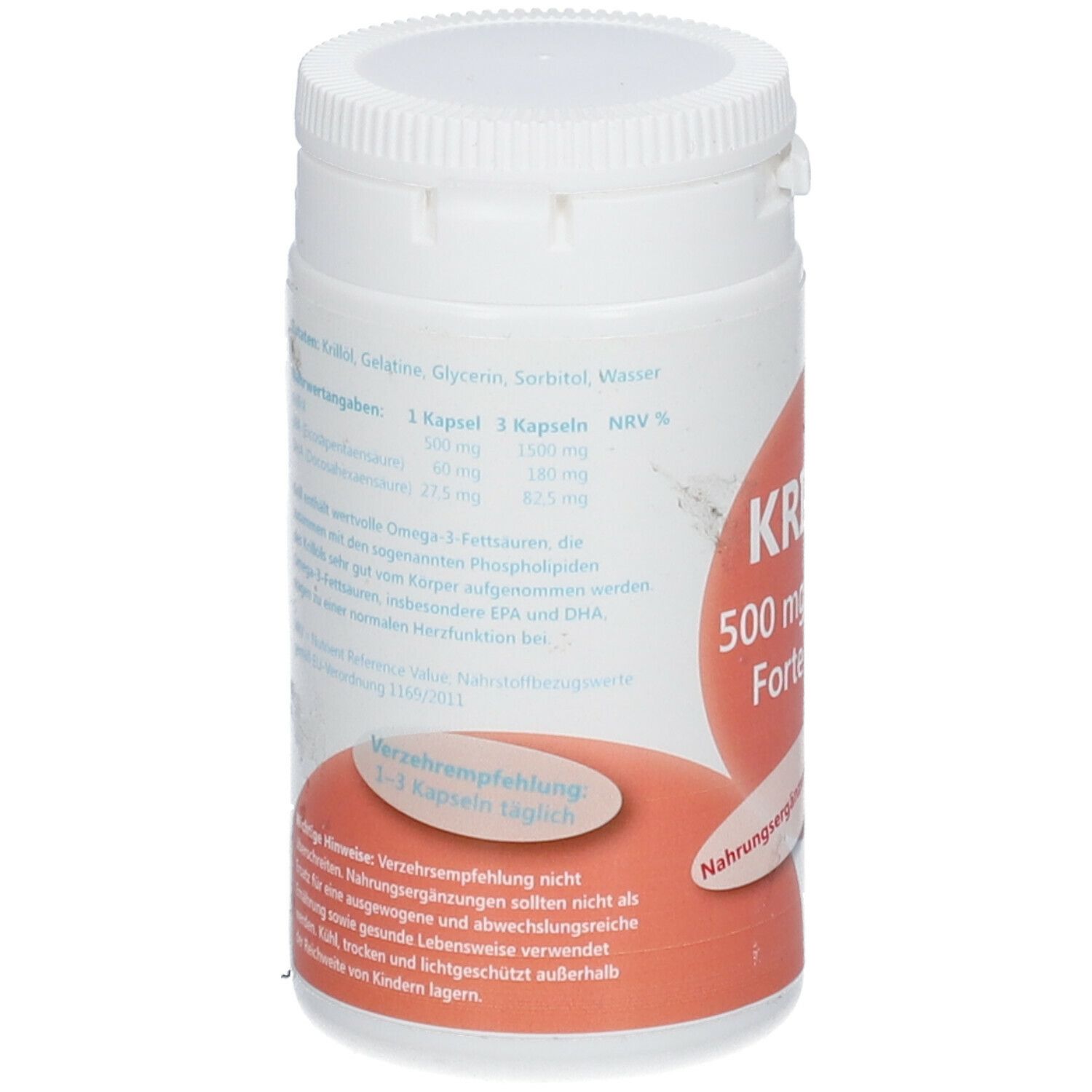 MediFit Krillöl 500 mg Omega-3 Forte Kapseln