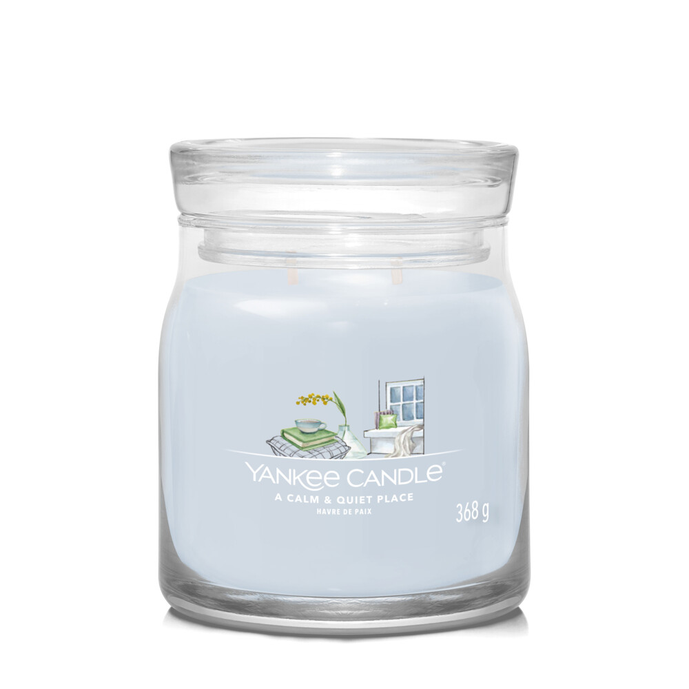 Yankee Candle Geurkaars Medium Jar A Calm & Quiet Place Signature368 gr
