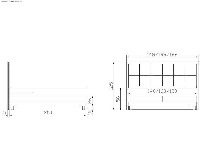Boxspringbett HASENA CHALET