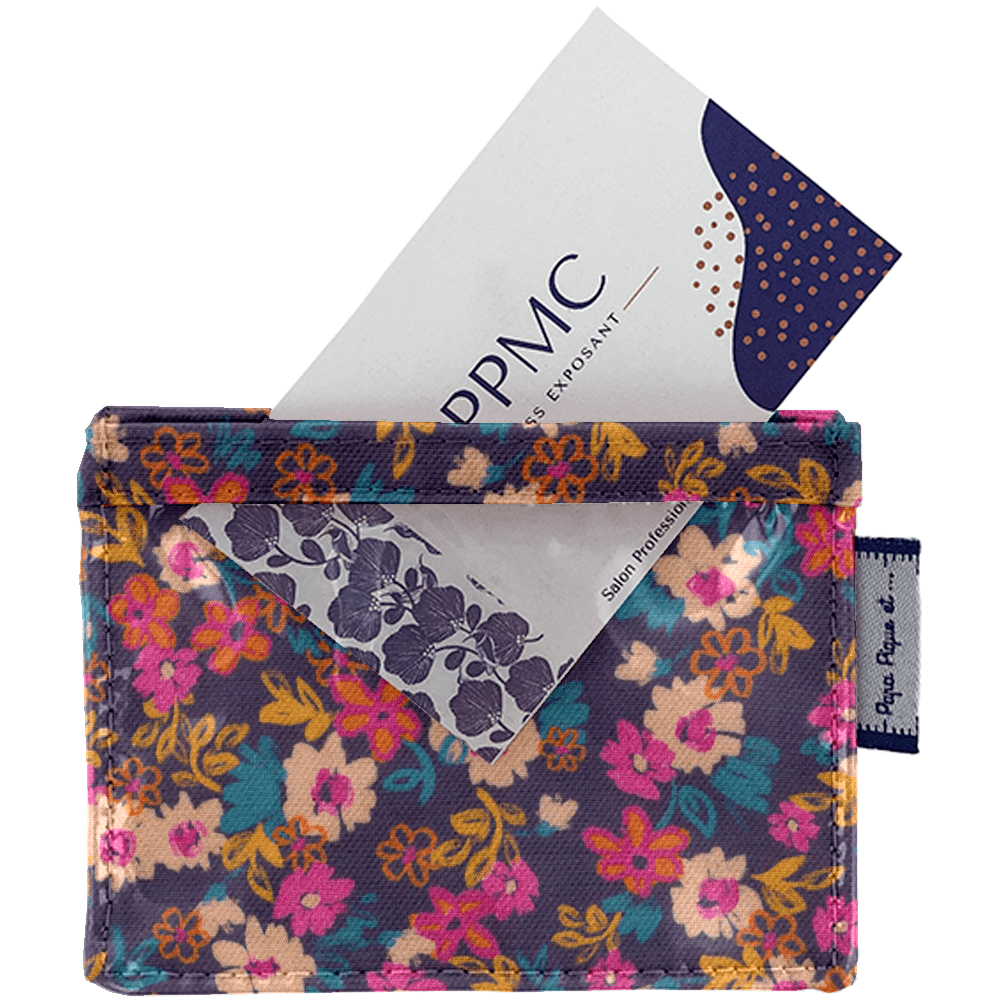 Porte Badge Hippie Fleurie