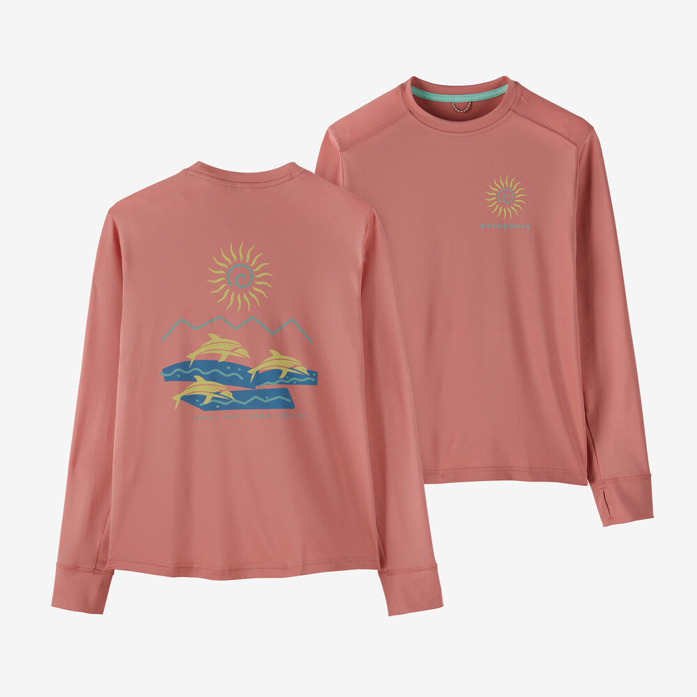 Langärmeliges Capilene Silkweight UPF-T-Shirt für Kinder