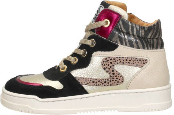 Develab Veterschoen hoog Veterschoen hoog Goudkleur
