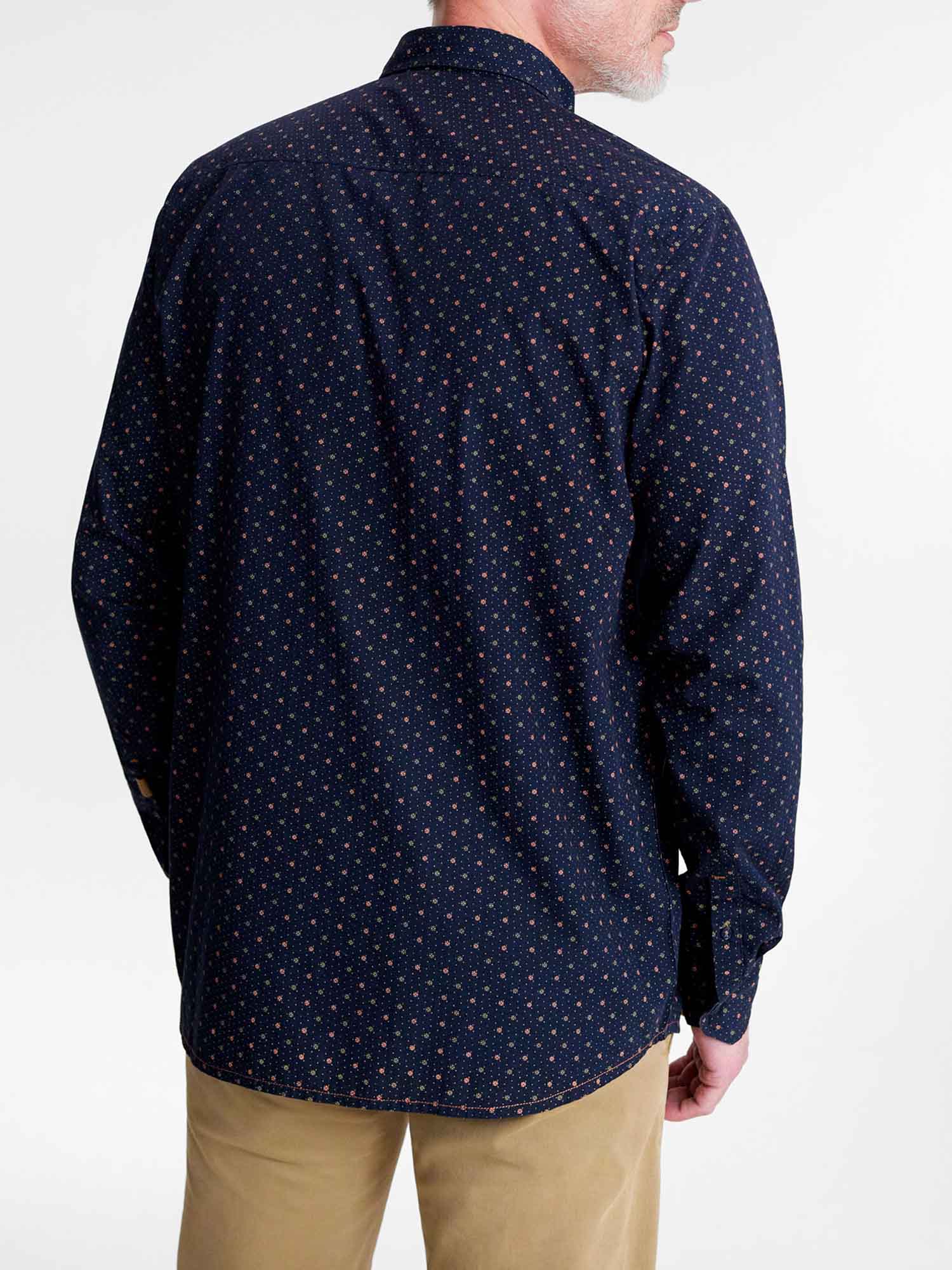 Chemise Homme Manches Longues Marine