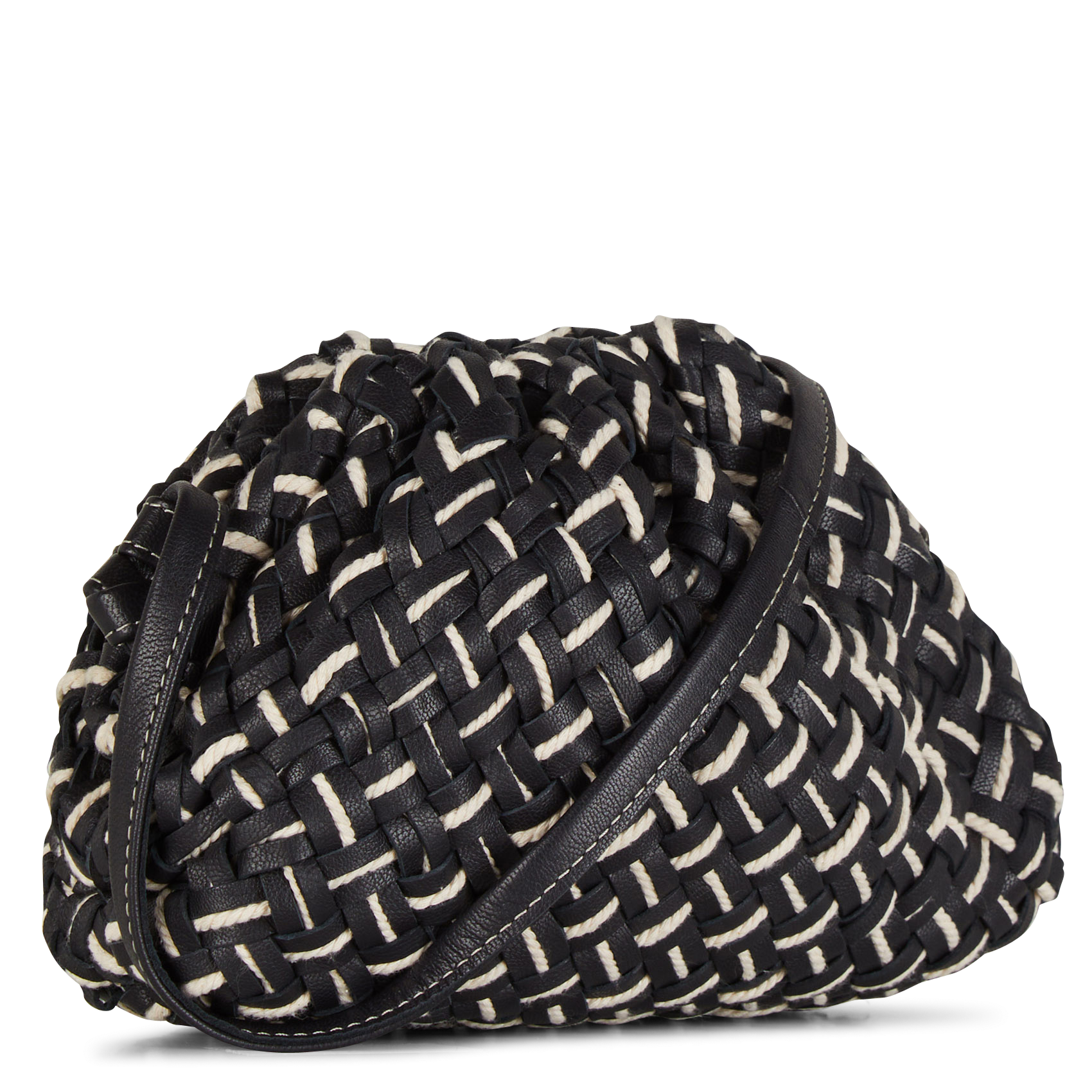 LUNA - Sac pochette en cuir| Noir