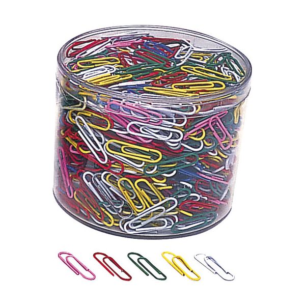 Q-Connect 100 un. Clips nº 2 3mm Sortido - 807-R