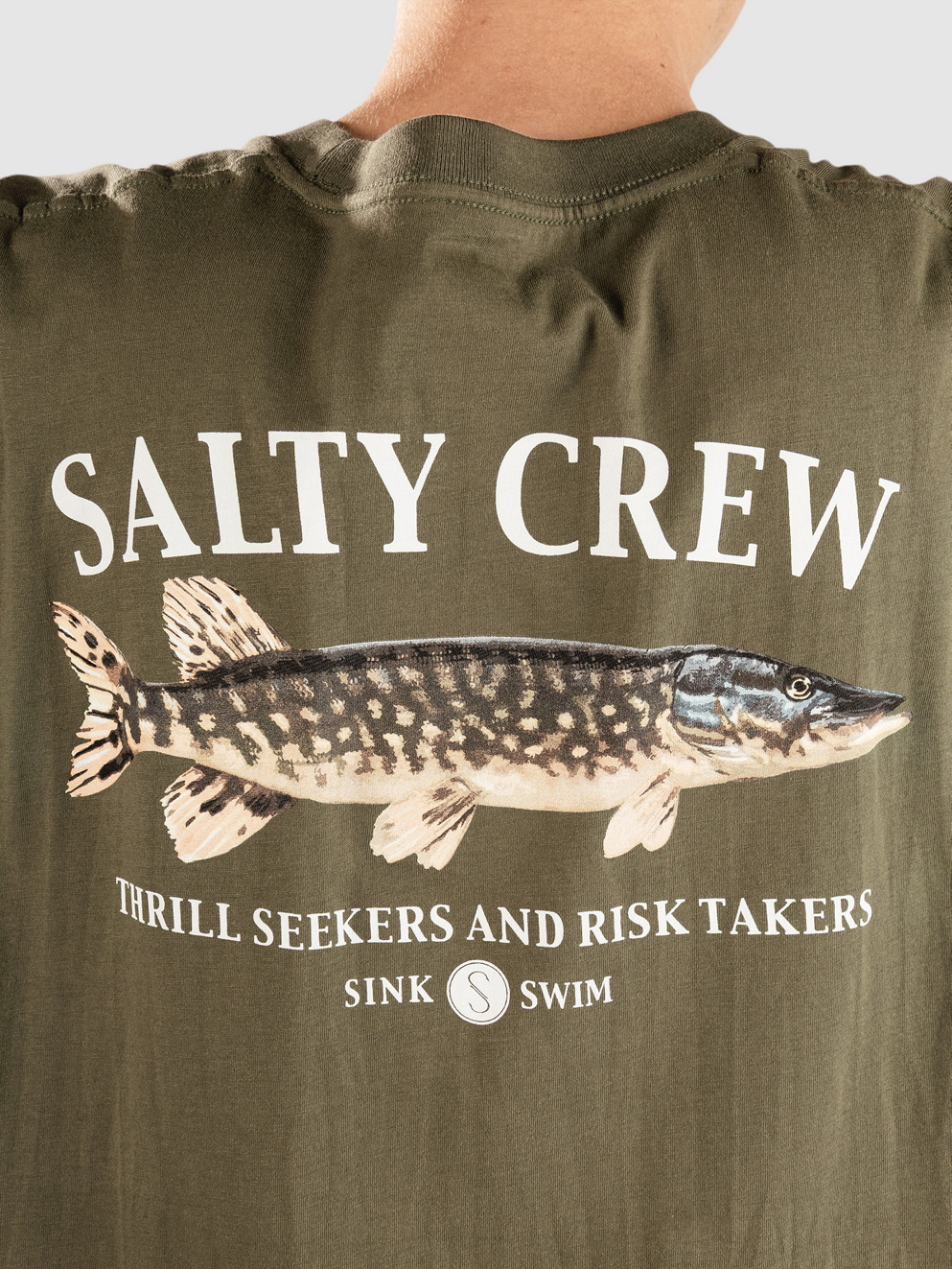 Salty Crew Euro Pike Premium T-Shirt dusty olive