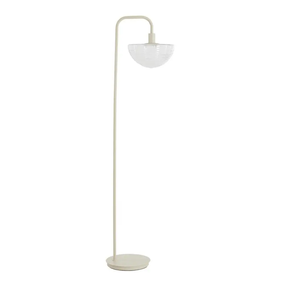 Vloerlamp Baylie - Mat crème - 43x30x165cm