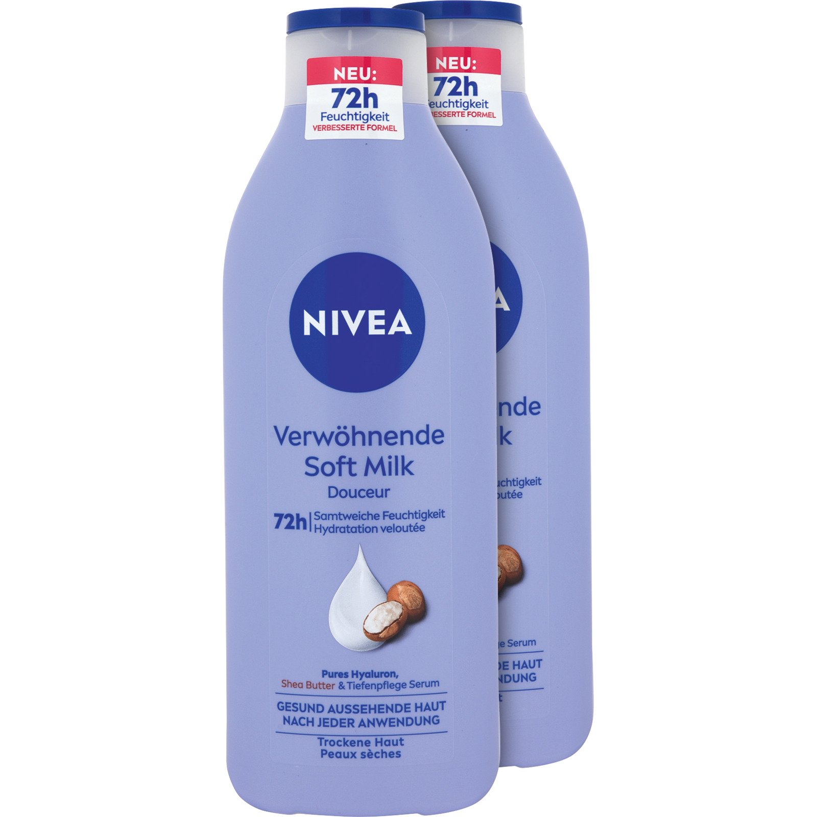 Nivea Verwöhnende Soft Milch 2 x 400 ml