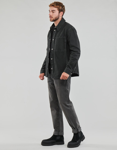 Calvin Klein Jeans - CANVAS RELAXED LINEAR SHIRT - Noir
