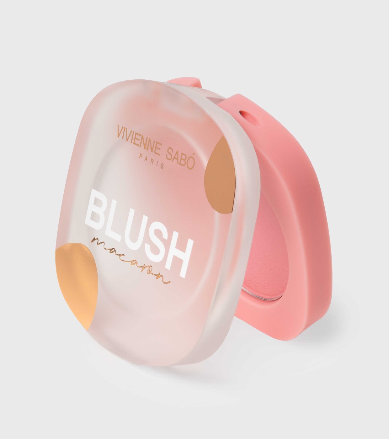 Vivienne Sabó - Blush em pó fosco Macaron - 02: Cool Pink