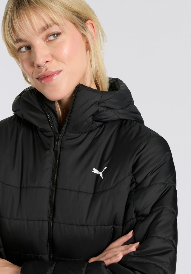 PUMA Winterjacke »ESS HOODED PADDED JACKET« mit Kapuze