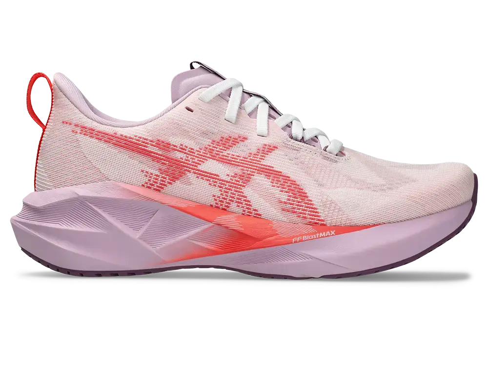 ASICS Novablast 5 Hardloopschoenen Wit/Roze Dames