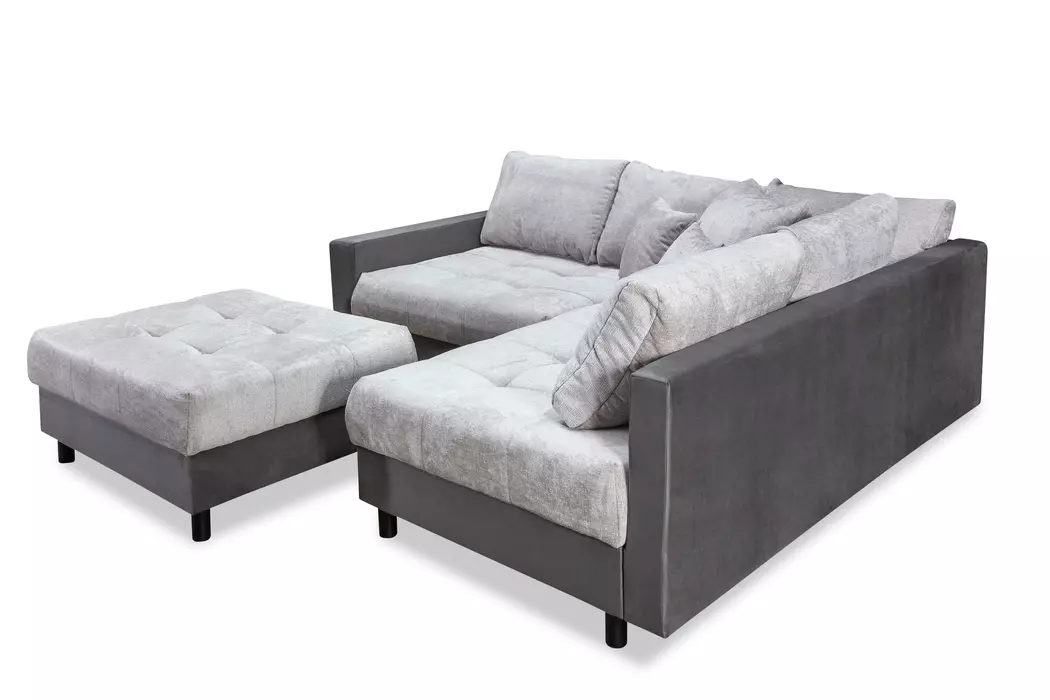 Ecksofa mit Hocker Antonia