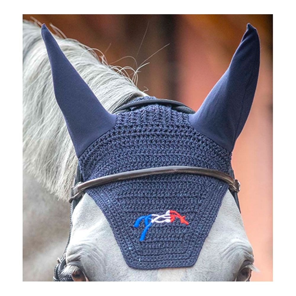 Pénélope GLITTER - Bonnet anti-mouches marine