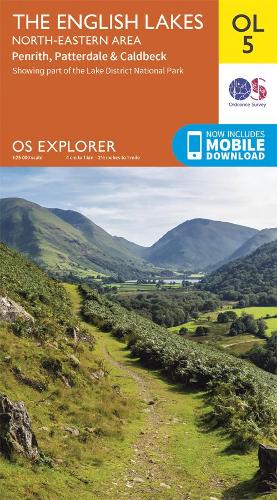 The English Lakes North-Eastern Area: Penrith, Patterdale & Caldbeck - OS Explorer OL 5 (Sheet map, folded)