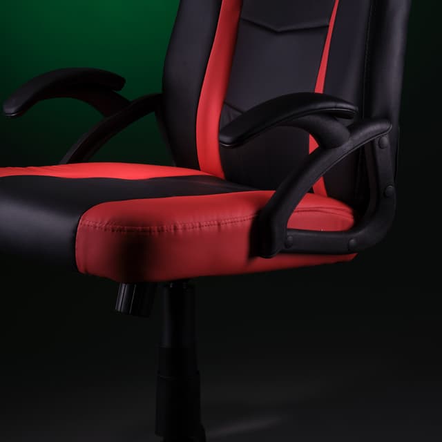 Kuura Gaming Gamerstol Gamer, Sort-rød