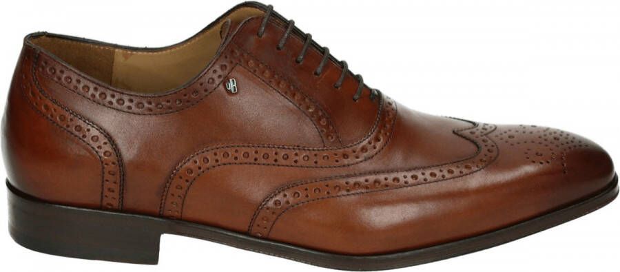 Van Bommel RAFFA~04.00~~~~~~~~~~~~~~~~~~~ Nette herenschoenenHeren veterschoen Cognac