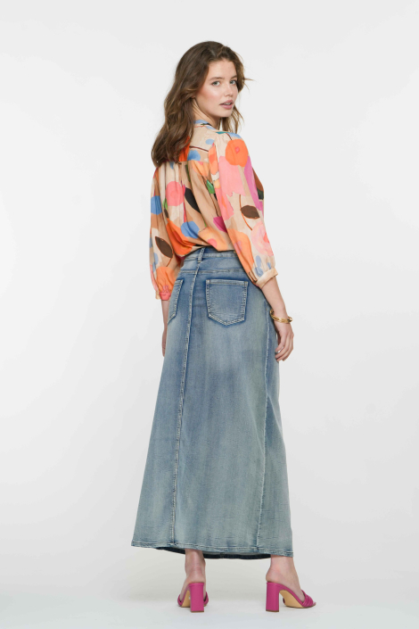 Geisha multi color dames blouse