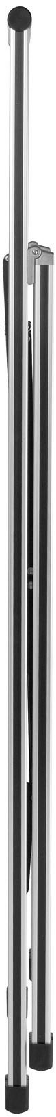WENKO Trittleiter »Modell Alu-Design« 2 Stk. tlg. stabile Klapptritt Leiter, rutschsicher, bis 150 kg, mit Leiternhalter