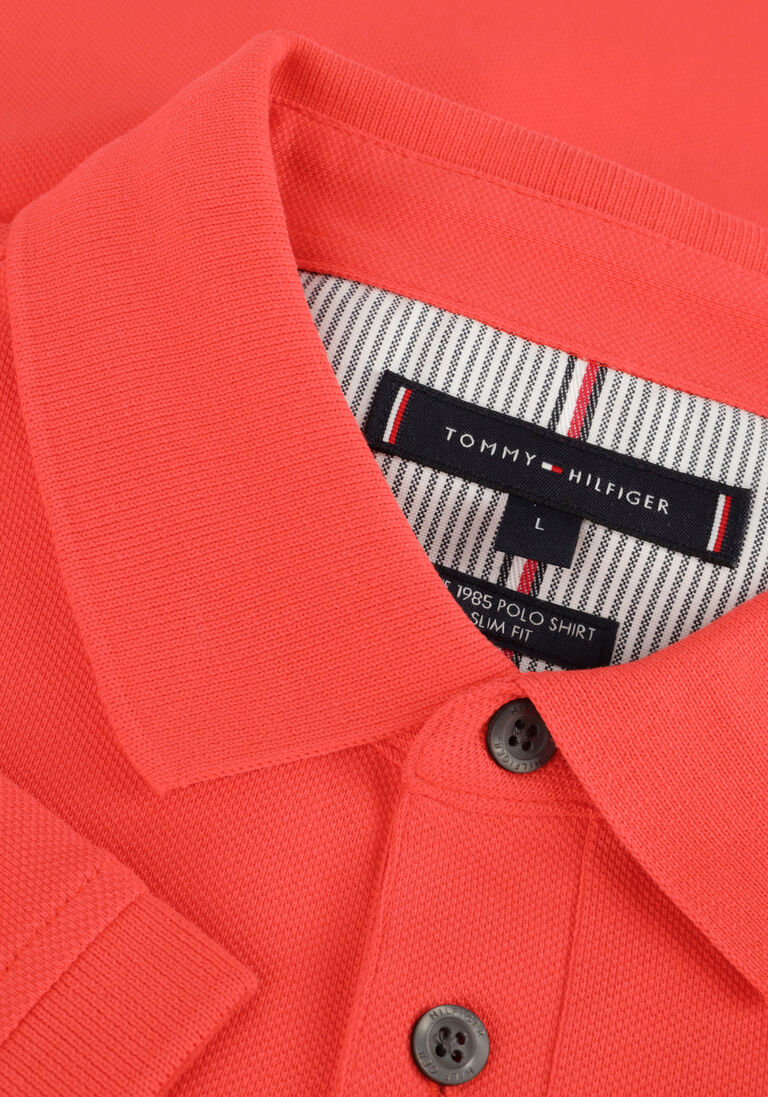 TOMMY HILFIGER oranje tommy hilfiger polo 1985 slim polo