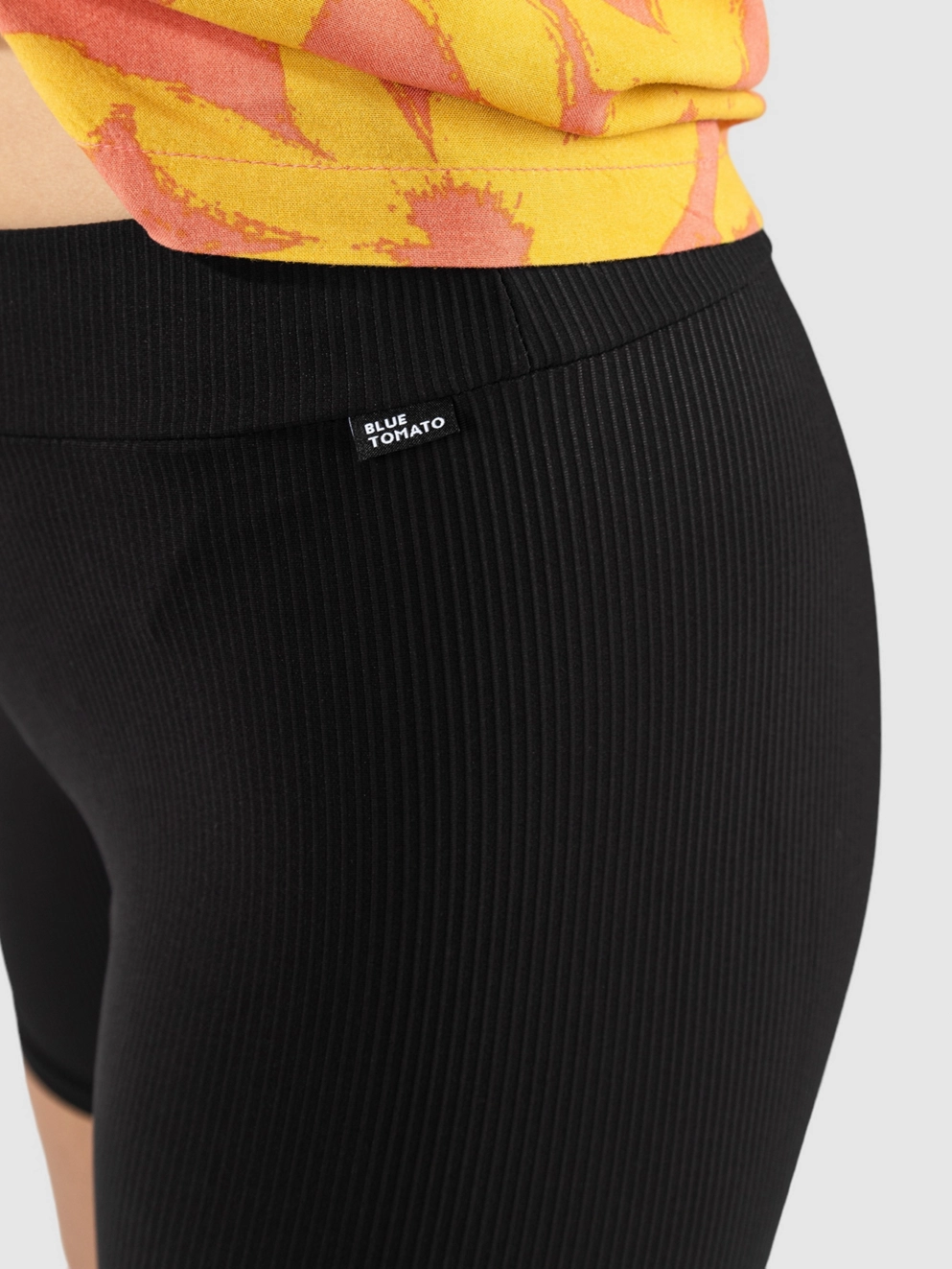 Blue Tomato Ribbed Leggings Shorts black