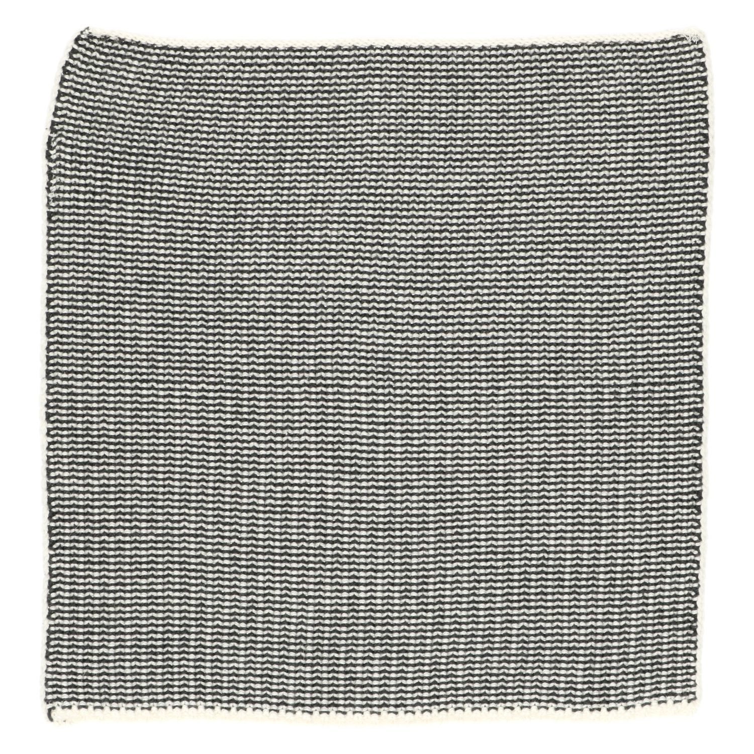 Vaatdoekjes, gebreid katoen, donkergrijs, 2 stuks, set 2, 25 x 25 cm