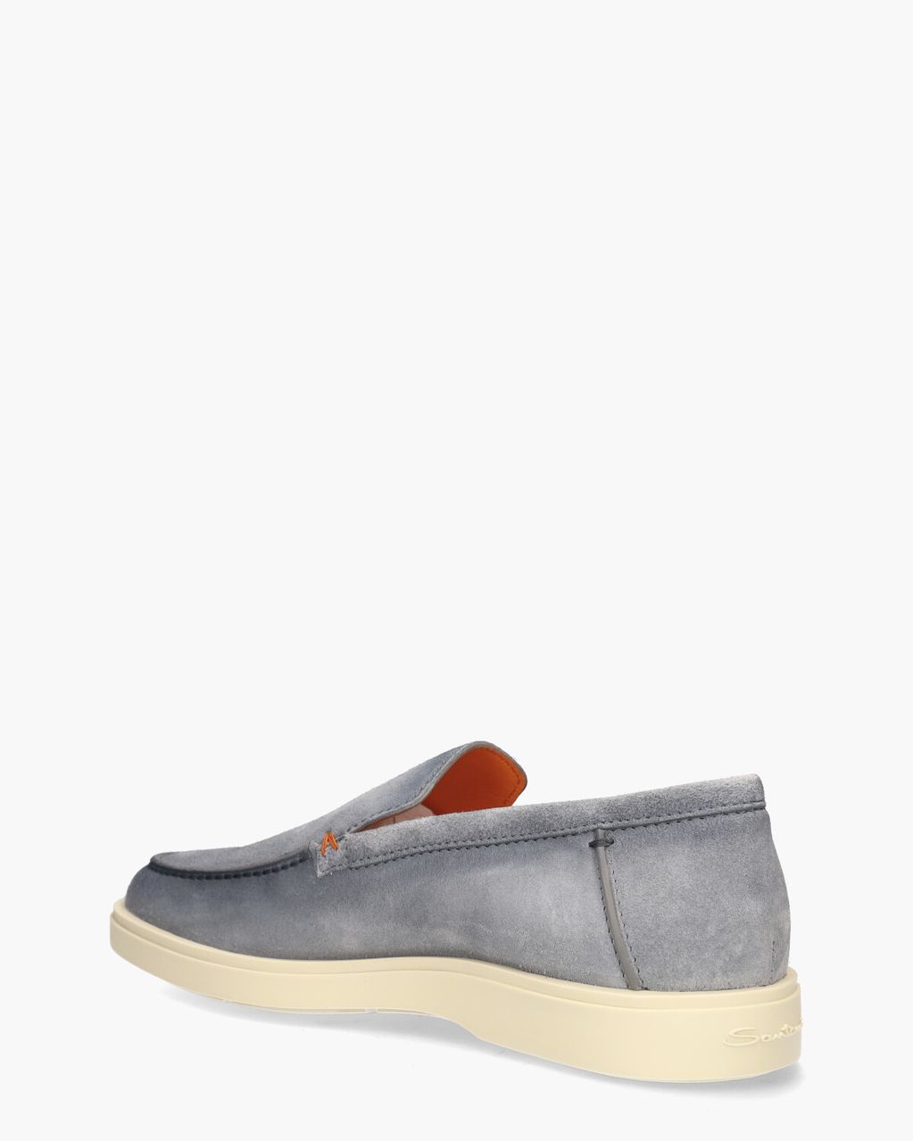 Santoni 17824 Lichtblauw Herenloafers