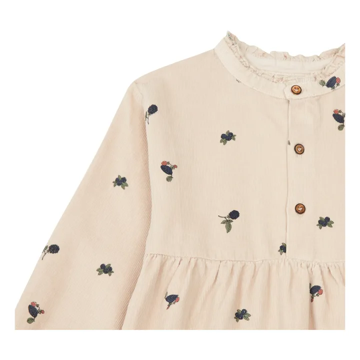 Búho Robe Velours Milleraies Forest | Rose poudré