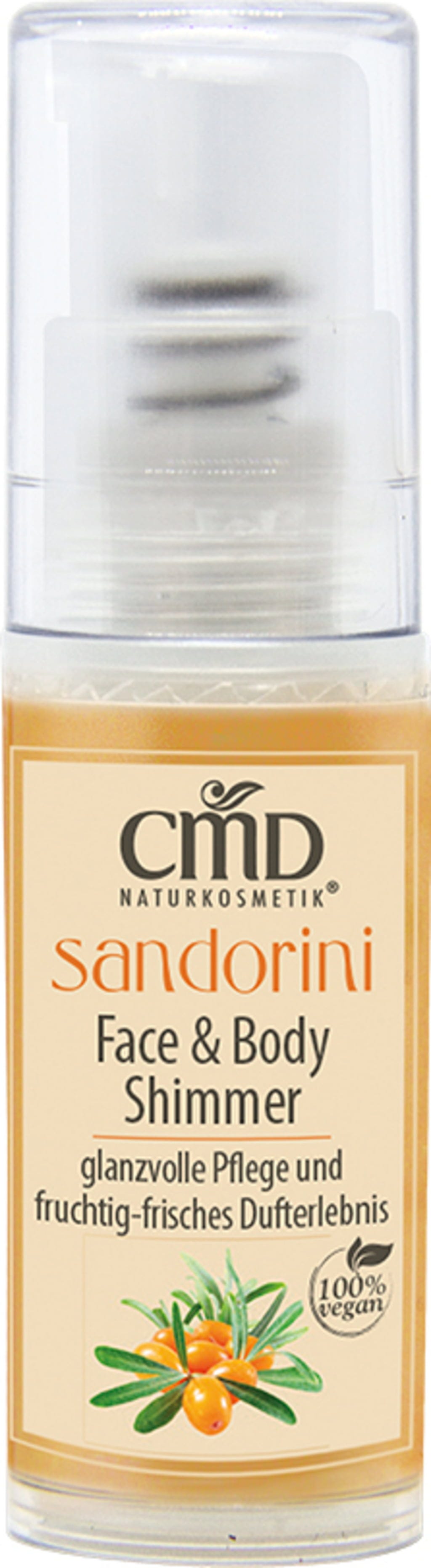 CMD Naturkosmetik  Sandorini Face & Body Shimmer, 5 ml