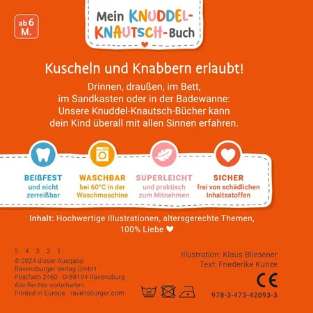 Ravensburger Mein Knuddel-Knautsch-Buch: Große Fahrzeuge