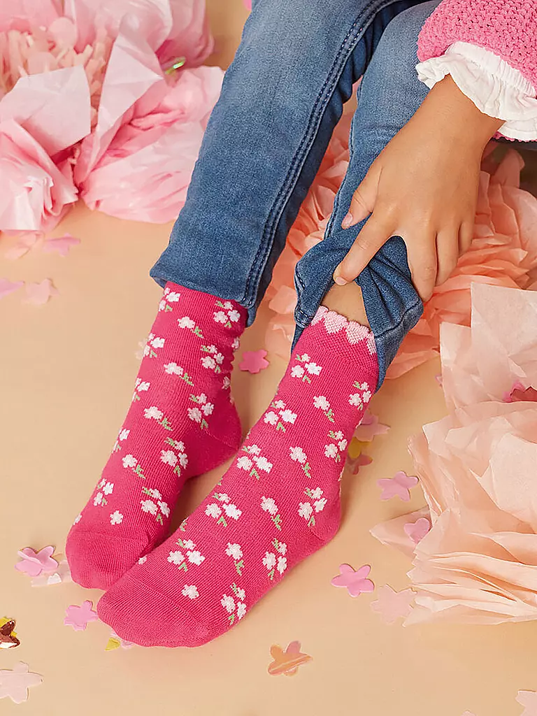 FALKE Mädchen Socken fuchsia  rot