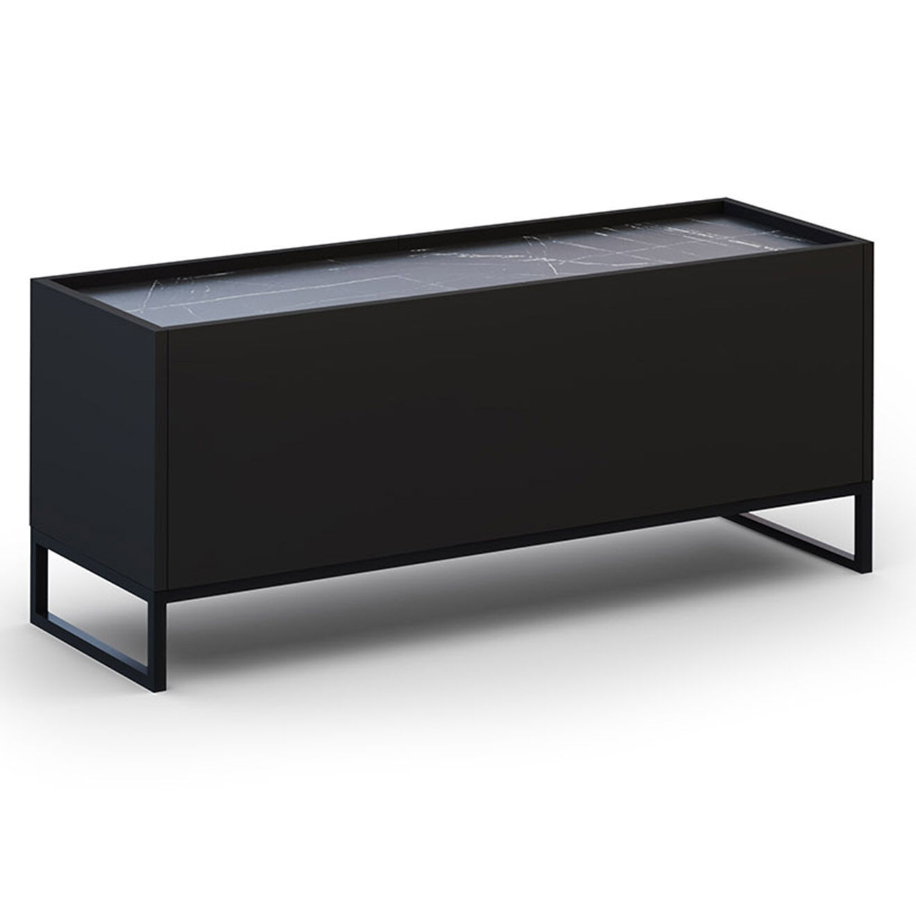 Windsor & Co Meuble TV Helene noir - 120x40x50 cm