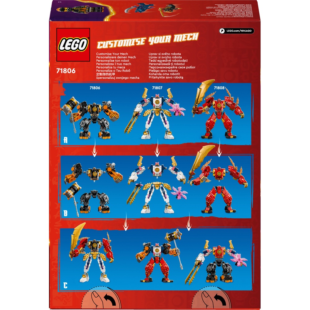 LEGO NINJAGO 71806 Dragons Rising Coles Elementarer Erd-Mech-Set