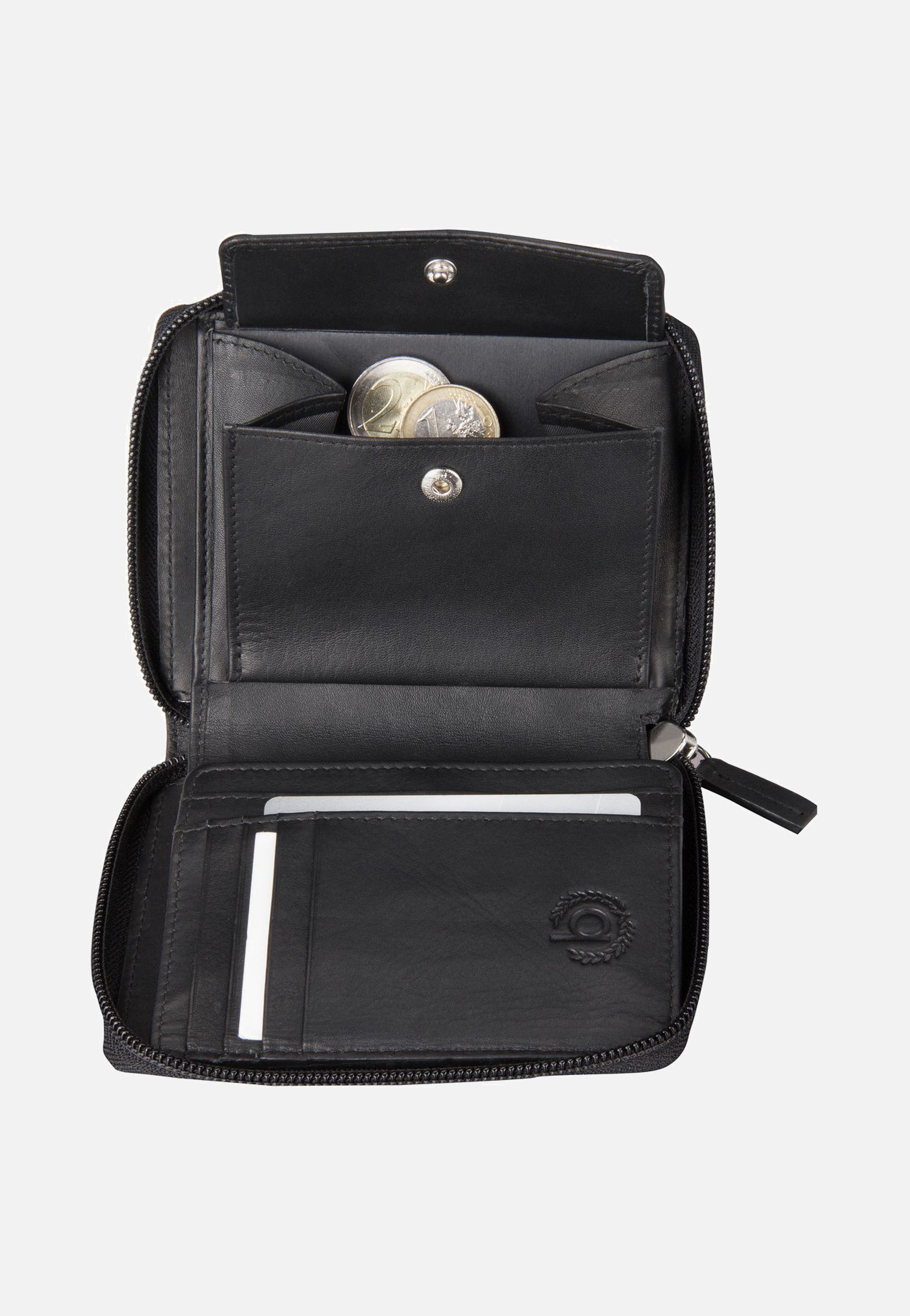 Primo Zip 8 Schwarz - Portemonnaie