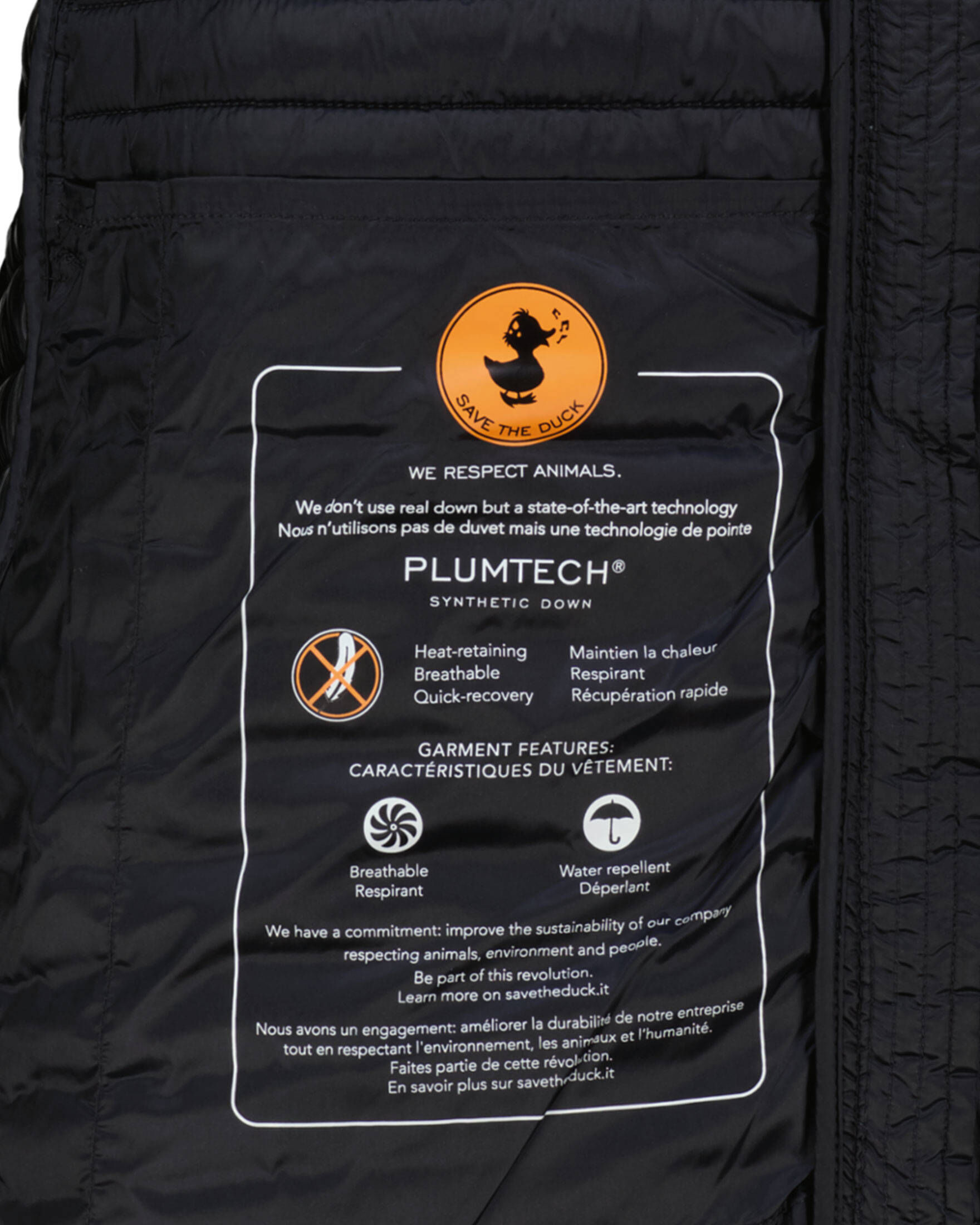 SAVE THE DUCK| Damen Steppjacke mit Kapuze ALIMA