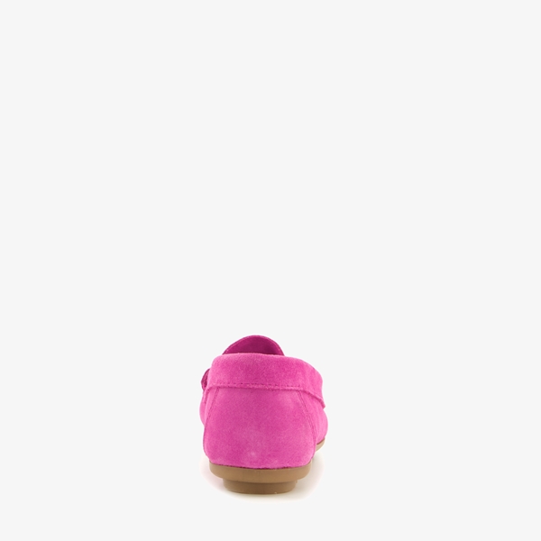 Hush Puppies leren dames mocassins fuchsia