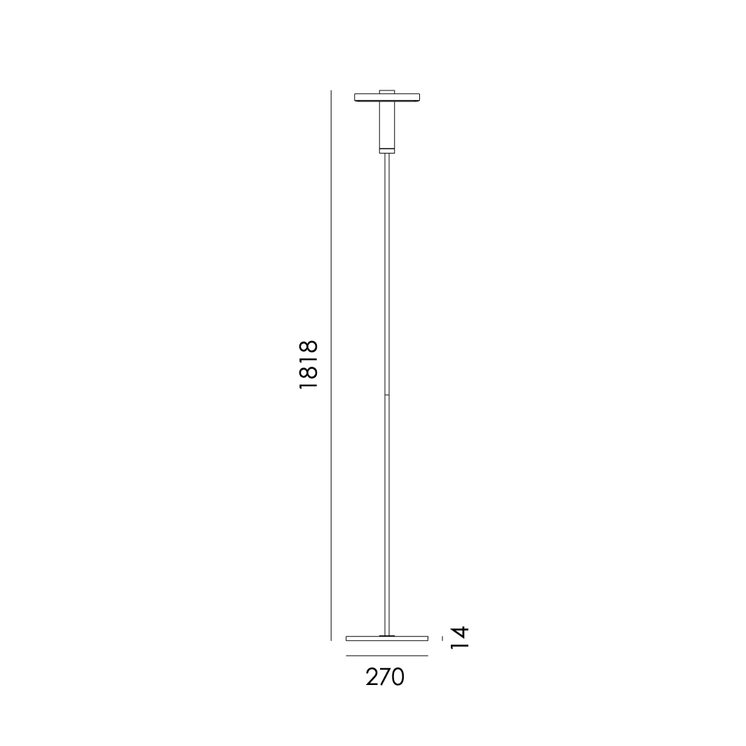 UC_Vloerlamp Beads Downlight smokey black