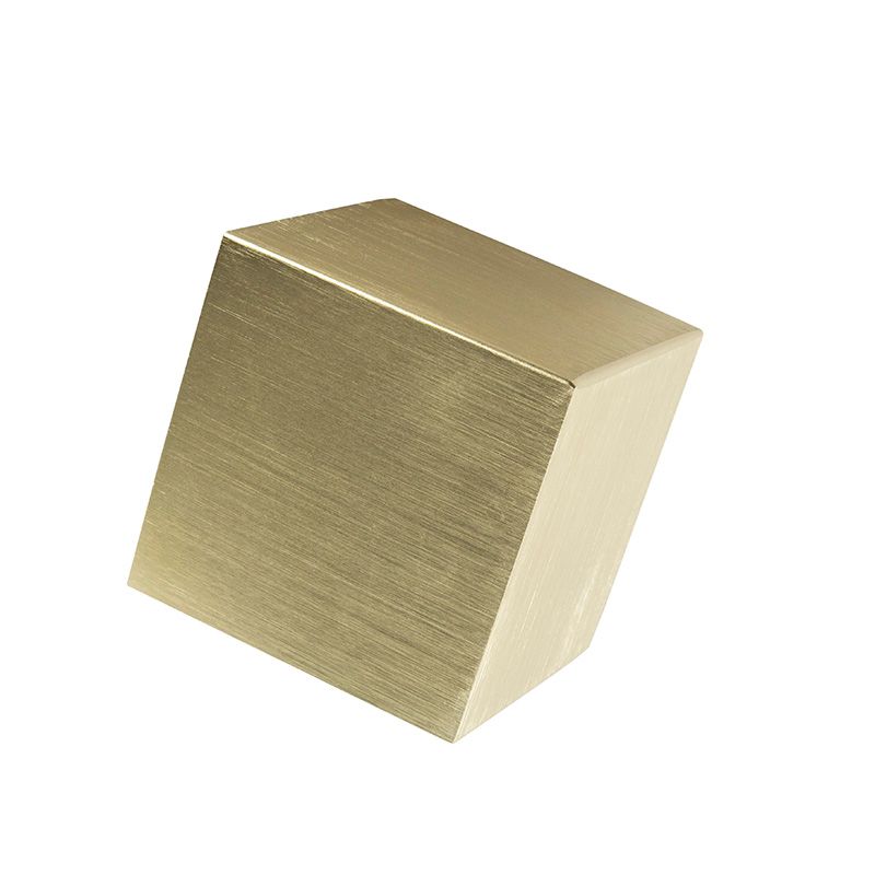 Moderne wandlamp goud met lichteffect - Cube