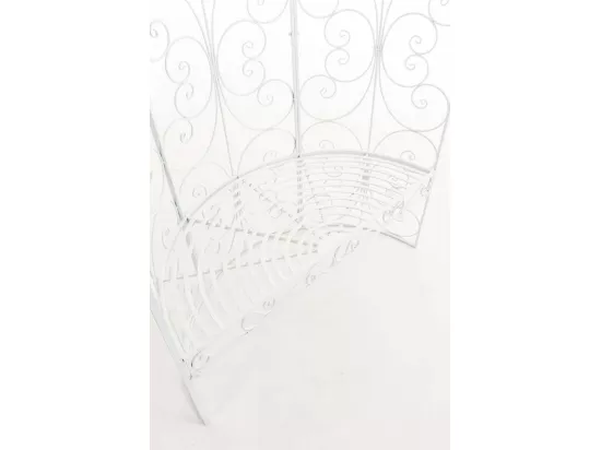 Arche à rosiers - Métal & Métal - Blanc - Rosie