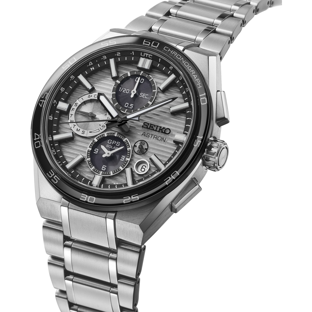 Seiko Astron 5X GPS Solar Dual Time Chronograph 44