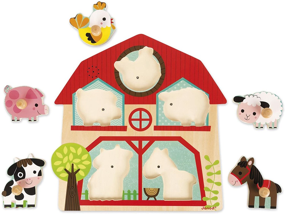 Puzzle sonore les copains de la ferme