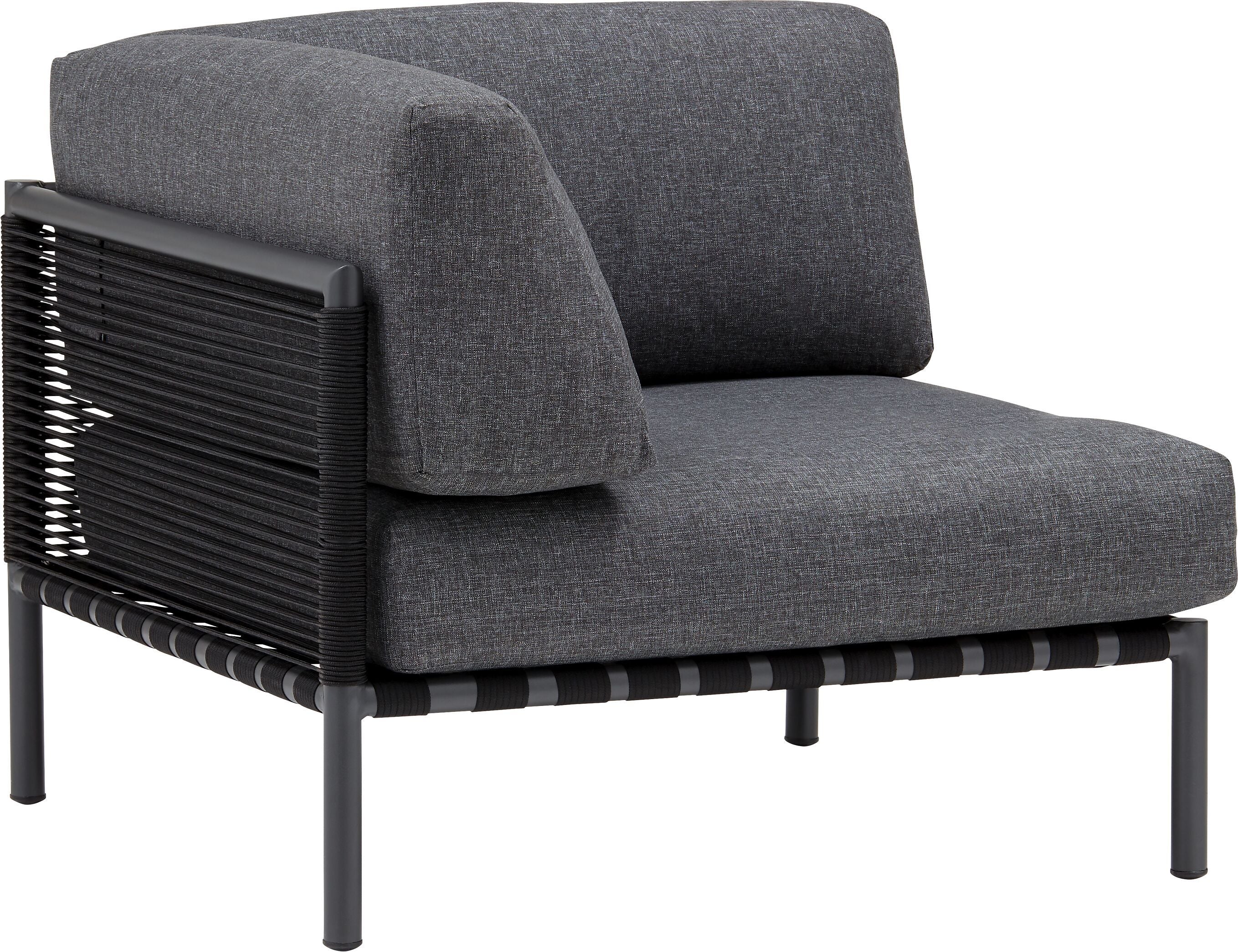 HORIZON Lounge Eckelement - Anthrazit / B: 87.0 cm x T: 87.0 cm x H: 76.0 cm