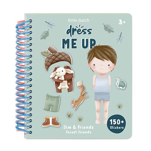 Little Dutch Aankleed en stickerboek Forest Friends