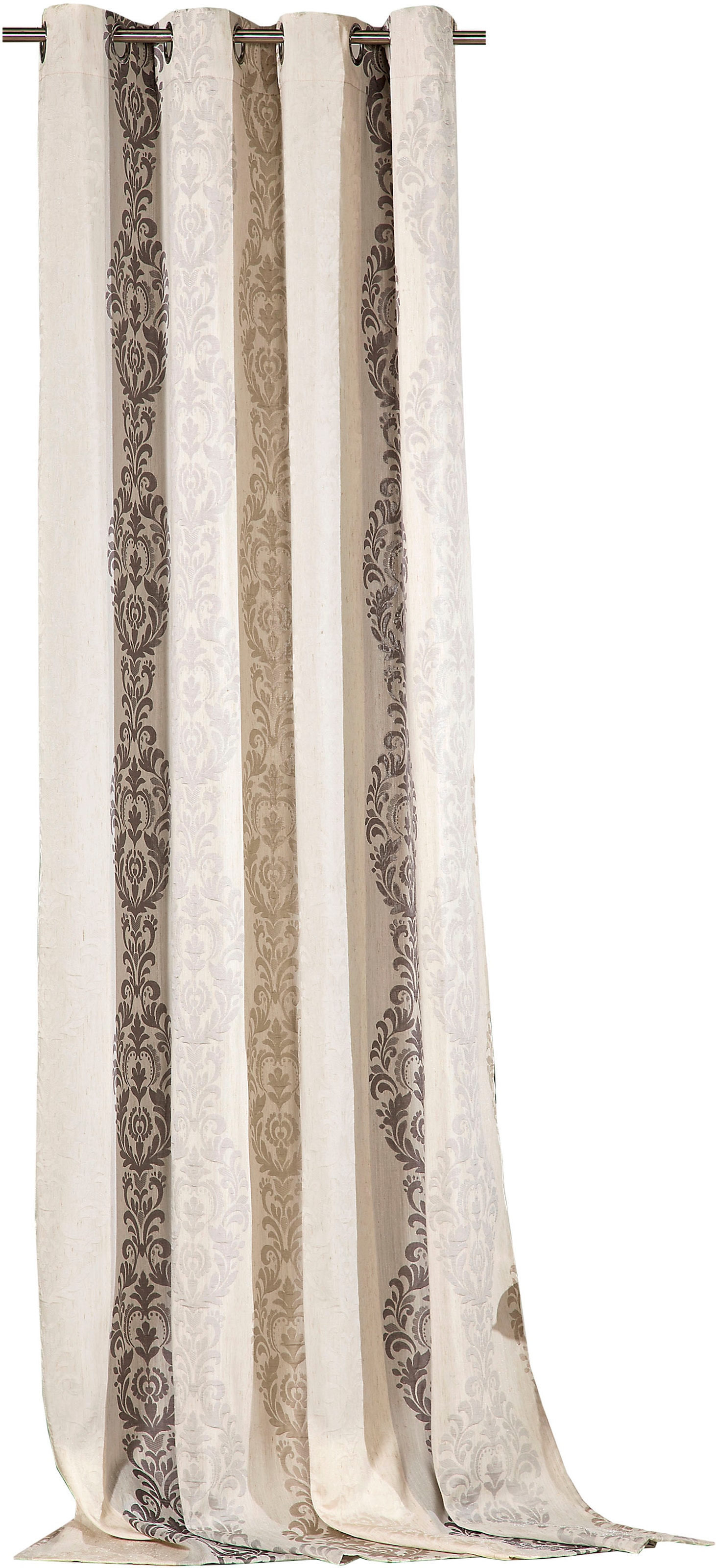 Weckbrodt Vorhang »Barock« Ösen 1 Stk. tlg. Jacquard,blickdicht,abdunkelnd,beidseitig schöne Optik, Gardine, Store