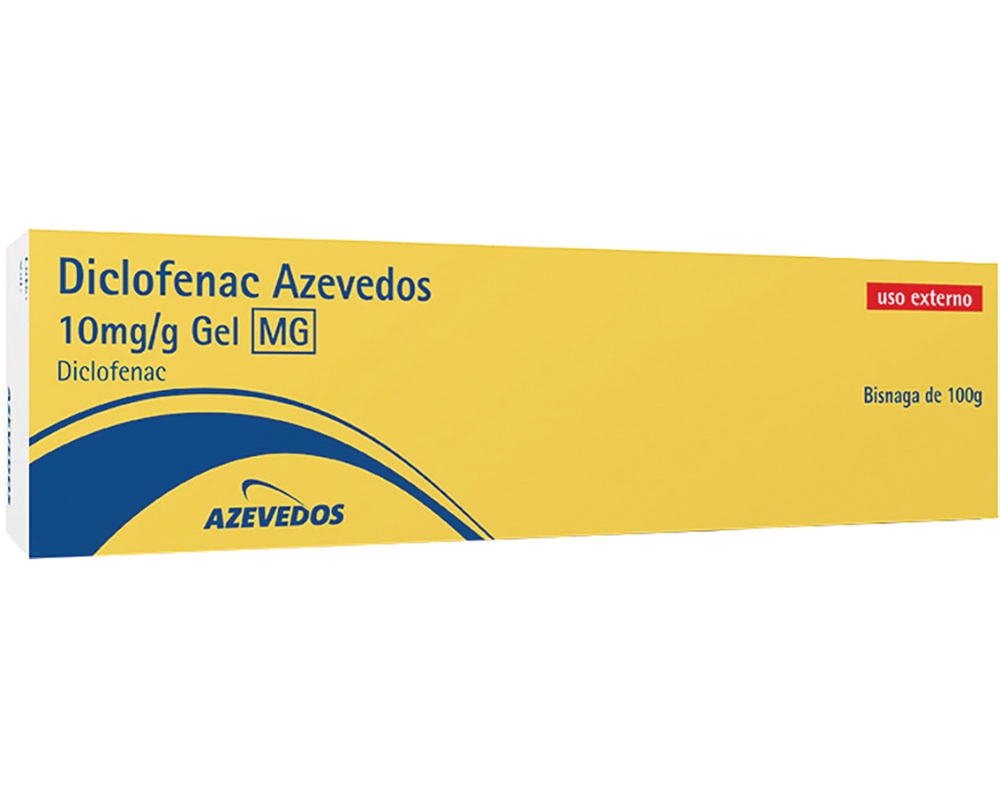 GEL AZEVEDOS DICLOFENAC 10MG/G 100G