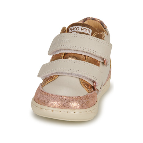 Shoo Pom - BOUBA SCRATCHY WAVES - Blanc / Rose / Doré